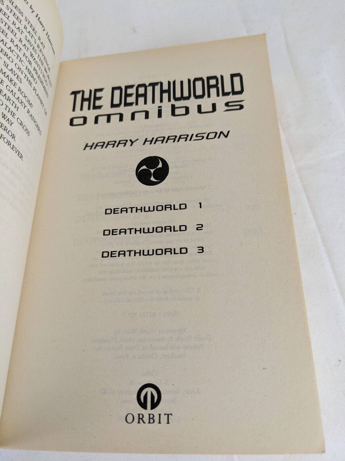 The deathworld omnibus by Harry Harrison 1999