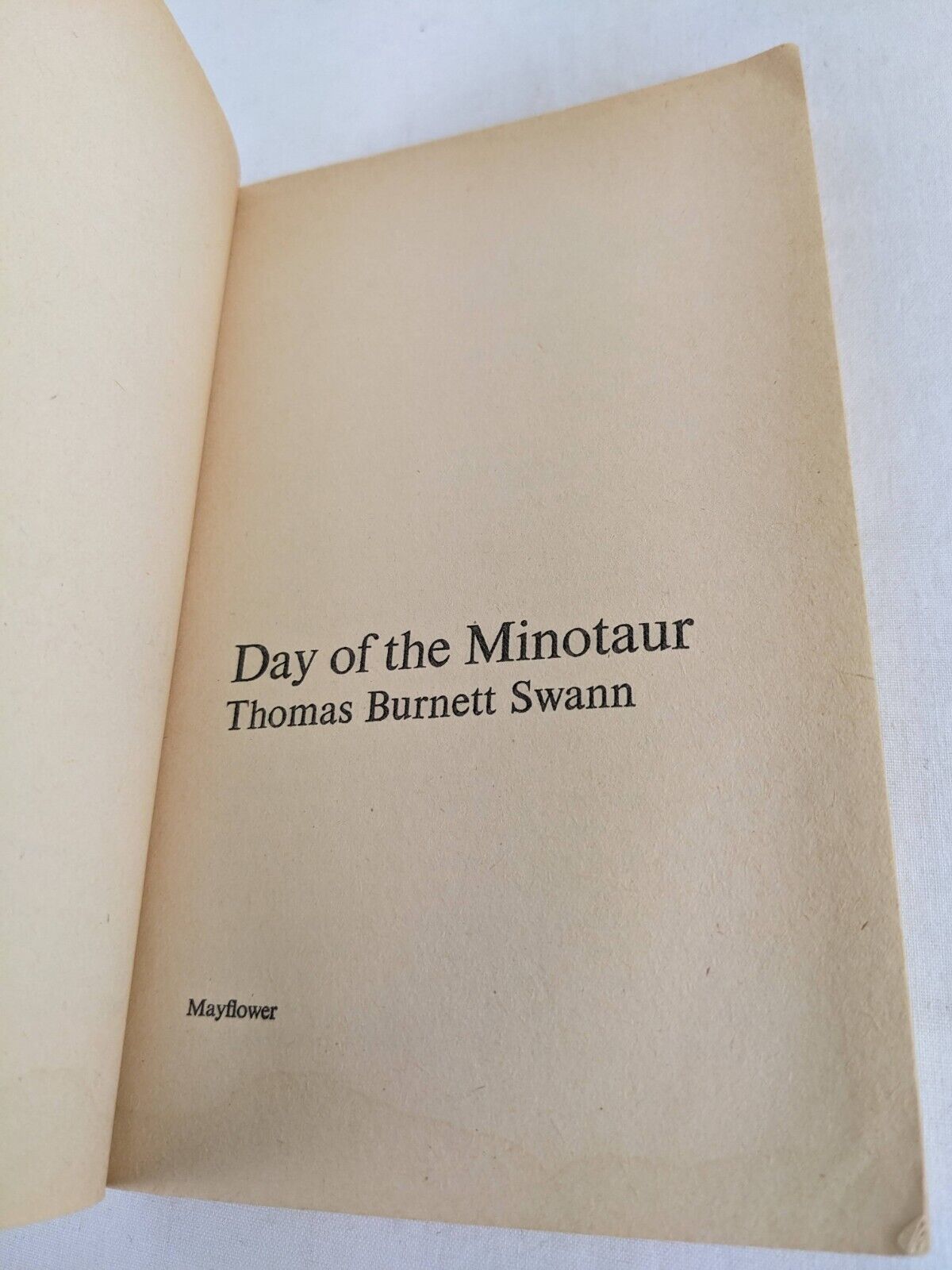 Day of the minotaur by Thomas Burnett Swann 1975