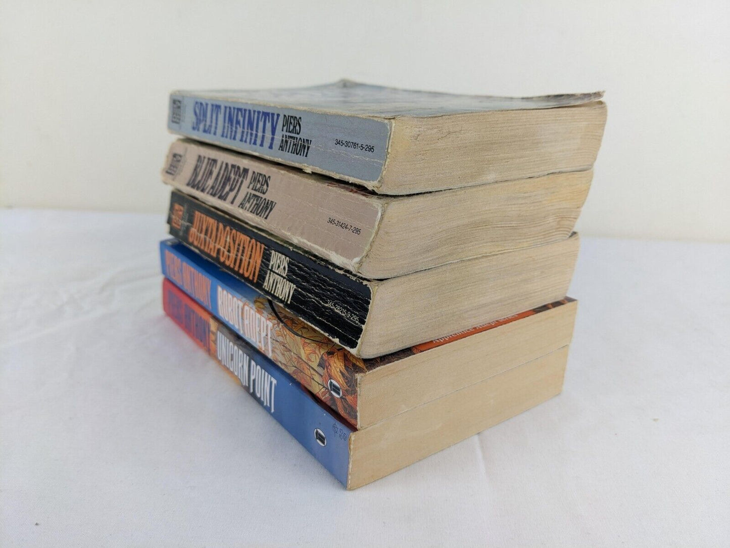 Apprentice Adept x 5 by Piers Anthony 1983 Split, Blue, Juxtaposition etc