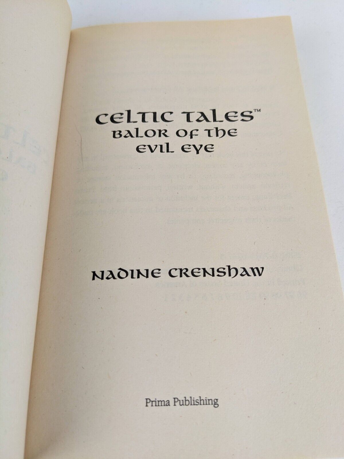 Balor of the evil eye by Nadine Crenshaw 1995 Celtic Tales