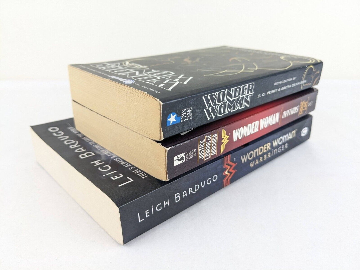 Wonder woman x 3 books - Warbringer, Wonder woman & Mythos - Bardugo, Perry, Lay