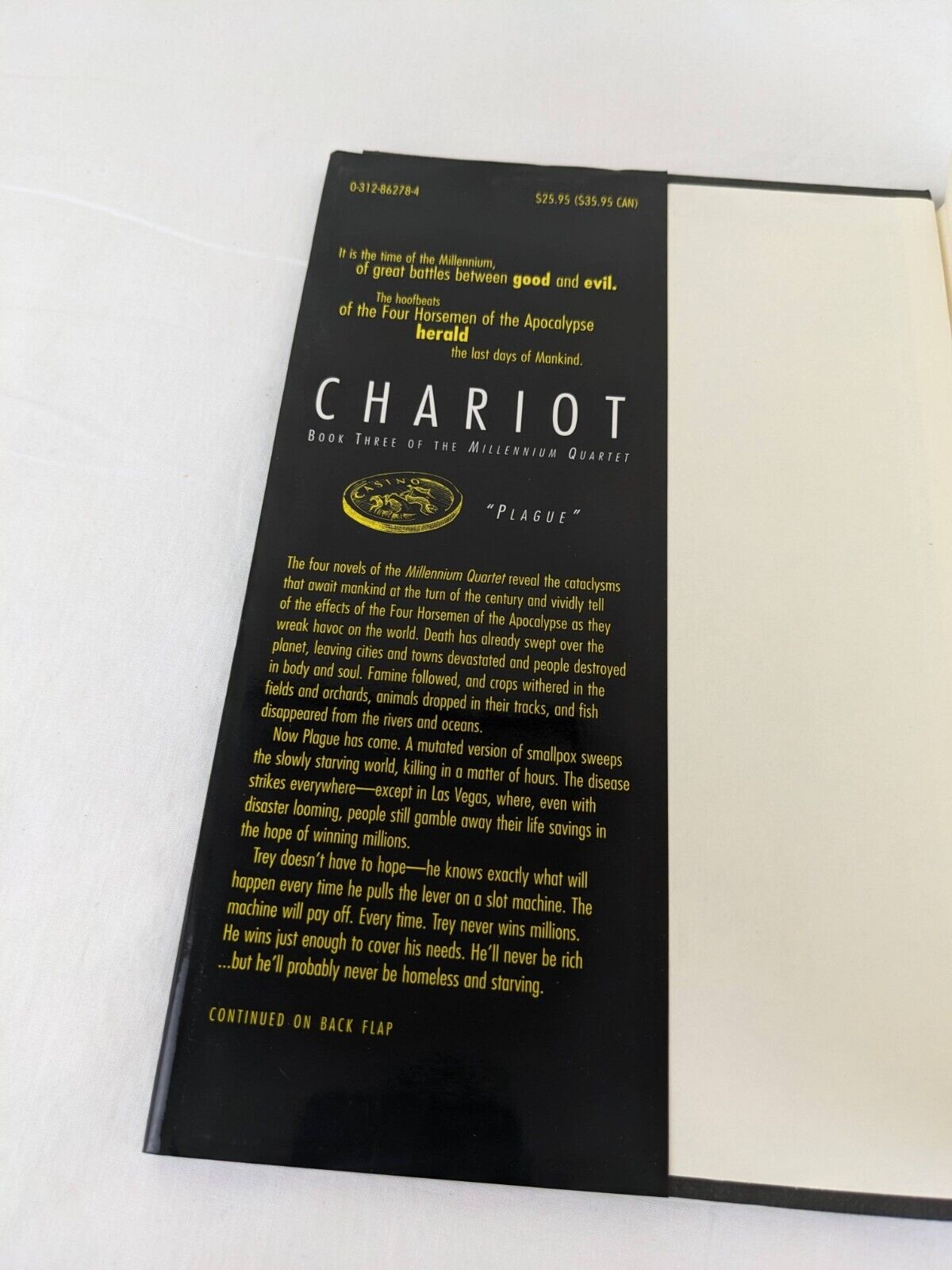 The Millennium Quartet: Chariot by Charles Grant 1998 US First Edition Hardcover