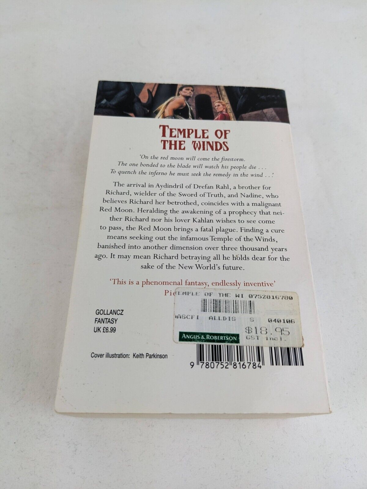 Temple of the winds by Terry Goodkind 2003 Sword of truth