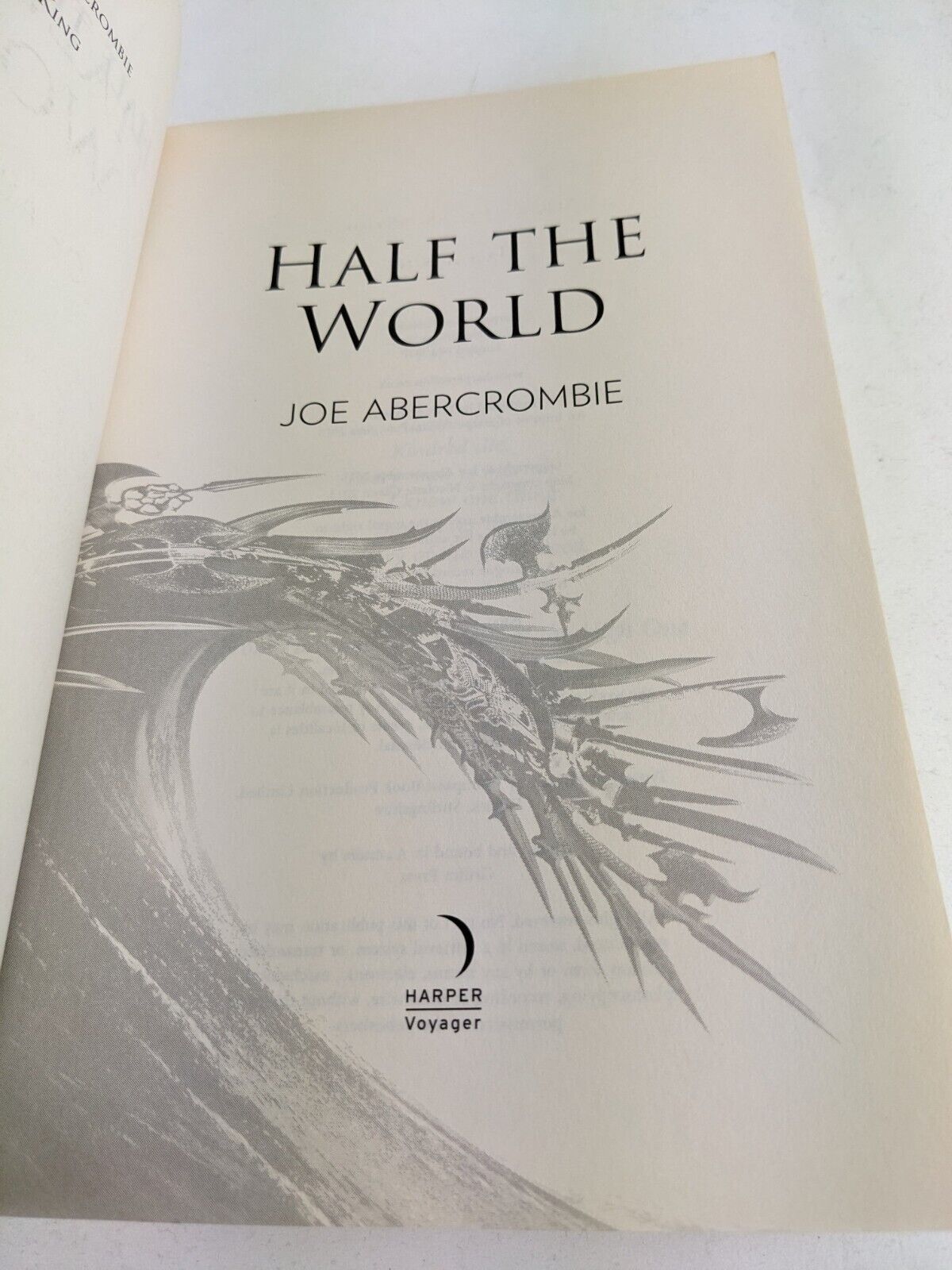 Shattered sea by Joe Abercrombie 2014 Half a king & Half the world