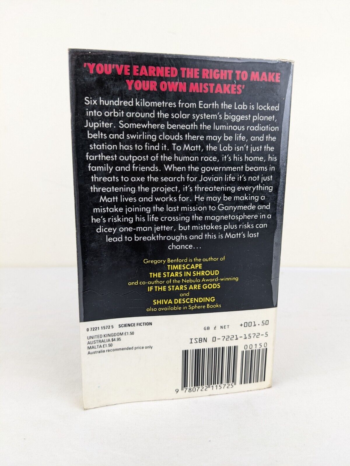 Jupiter project by Gregory Benford 1982