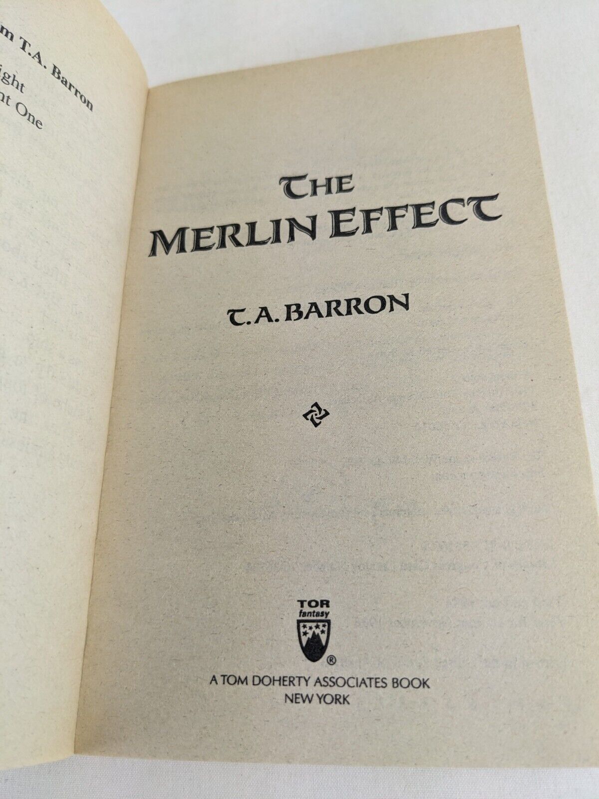 The Merlin effect by T.A. Barron 1996 - Adventures of Kate