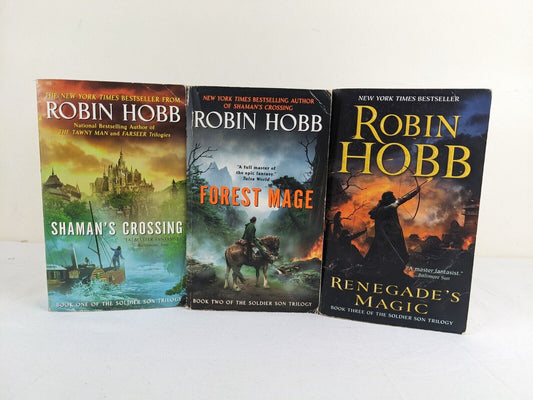 Soldier son trilogy by Robin Hobb 2006 Shaman's crossing Mage & Renegade's Magic