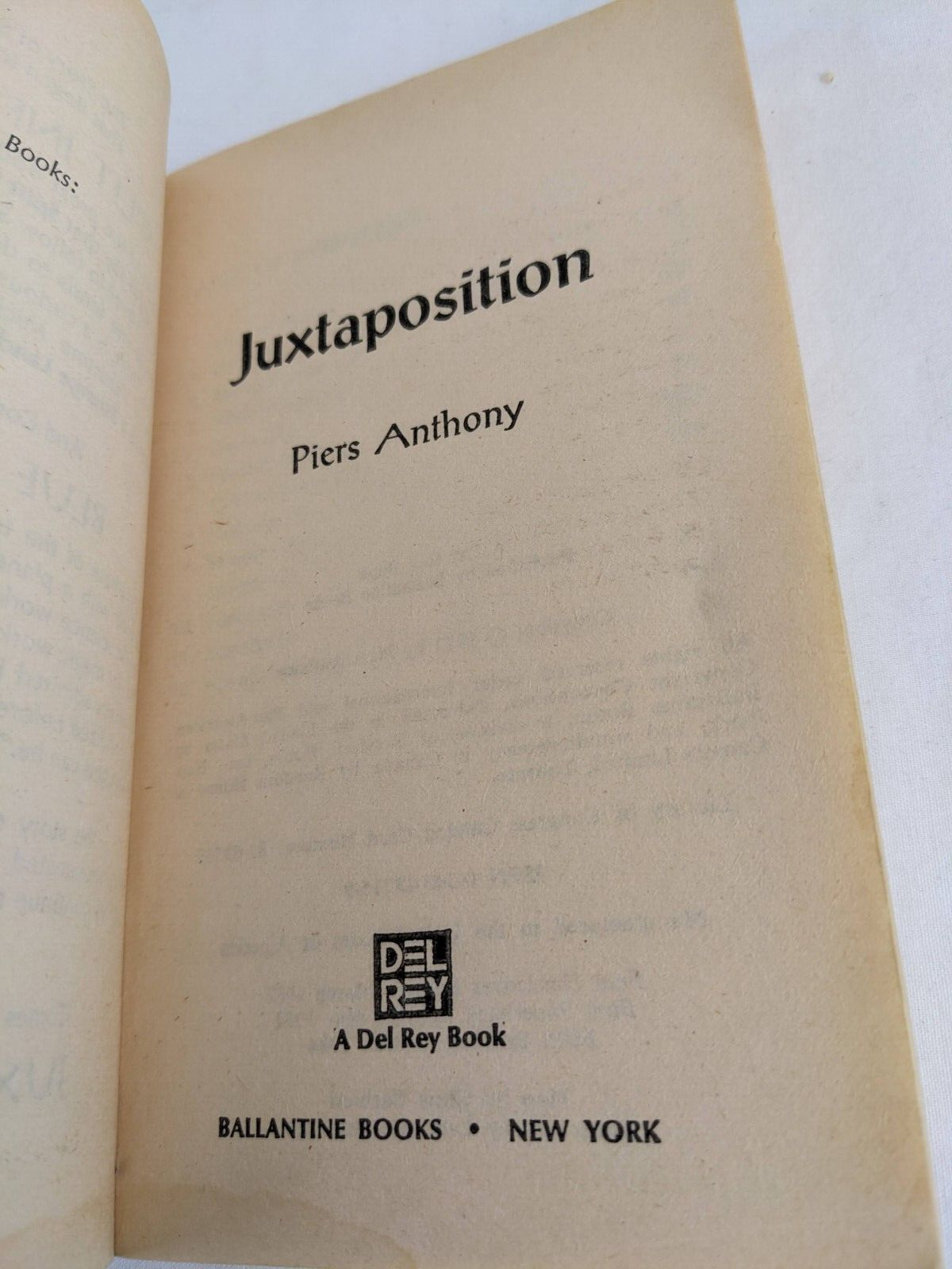 Apprentice Adept x 5 by Piers Anthony 1983 Split, Blue, Juxtaposition etc