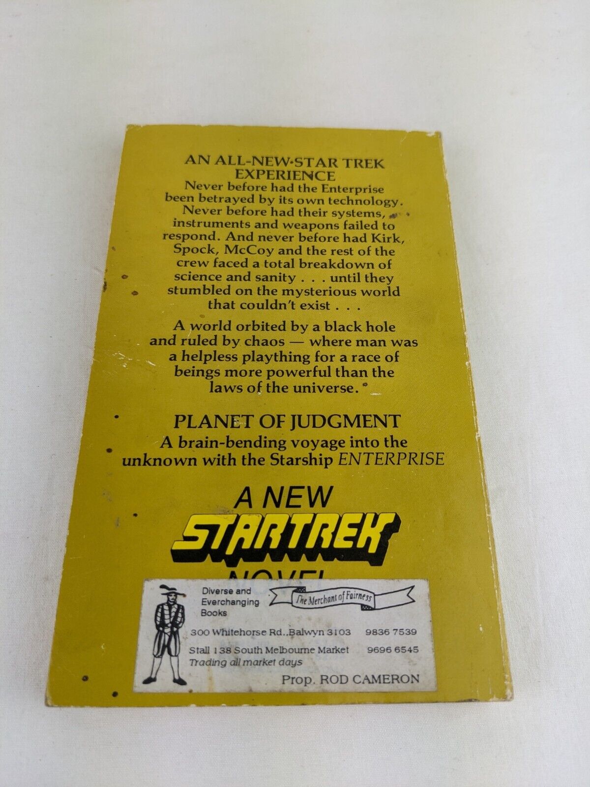 Planet judgement by Joe Haldeman 1977 Startrek corgi book