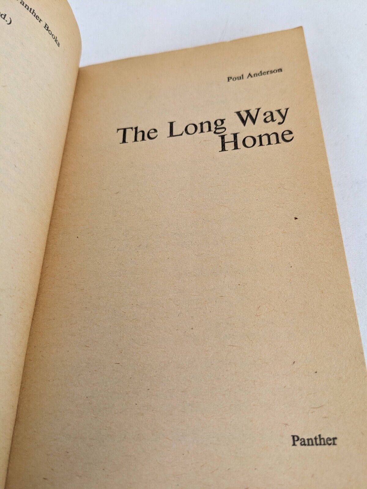 The long way home by Poul Anderson 1975