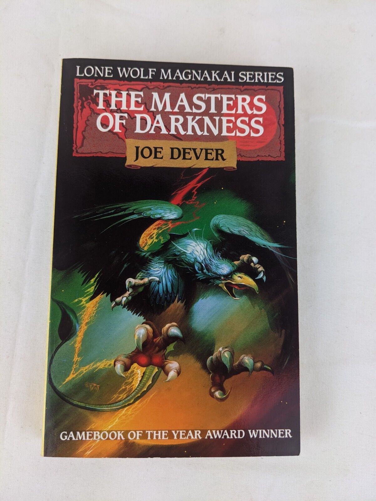Lone wolf: the masters of darkness by Joe Dever 1990
