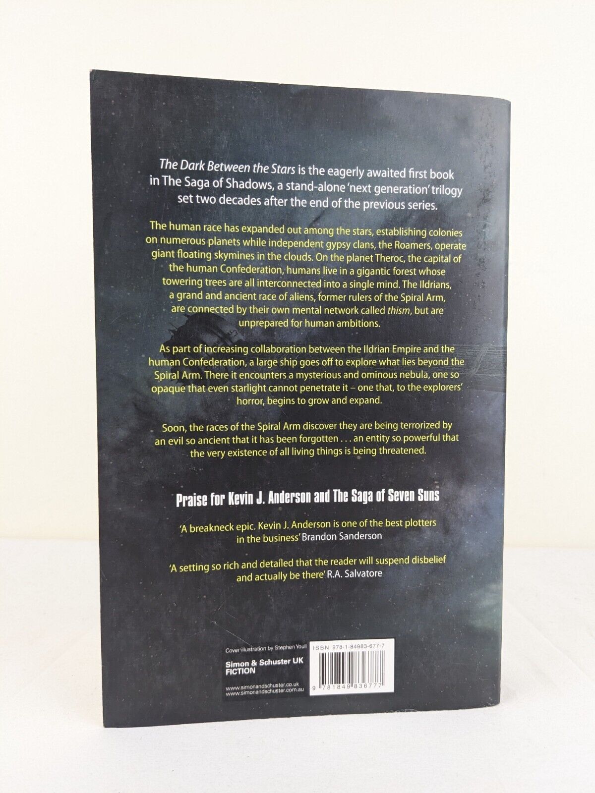The dark between the stars by Kevin J. Anderson 2014 Saga of shadows