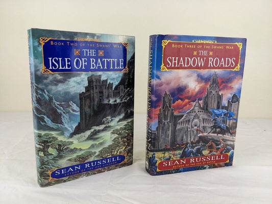 The Swans' war: Isle of battle & The shadow roads by Sean Russell 2002 hardcover