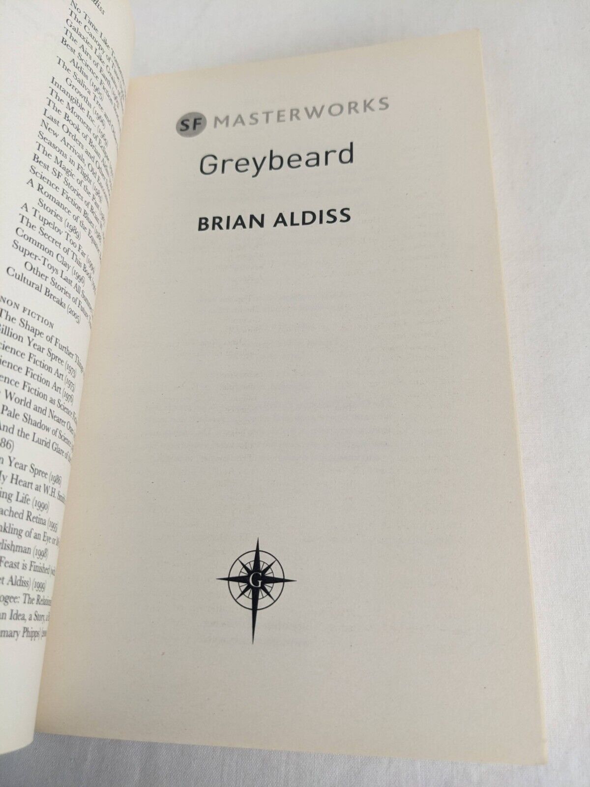 Greybeard by Brian Aldiss 2011 SF Masterworks