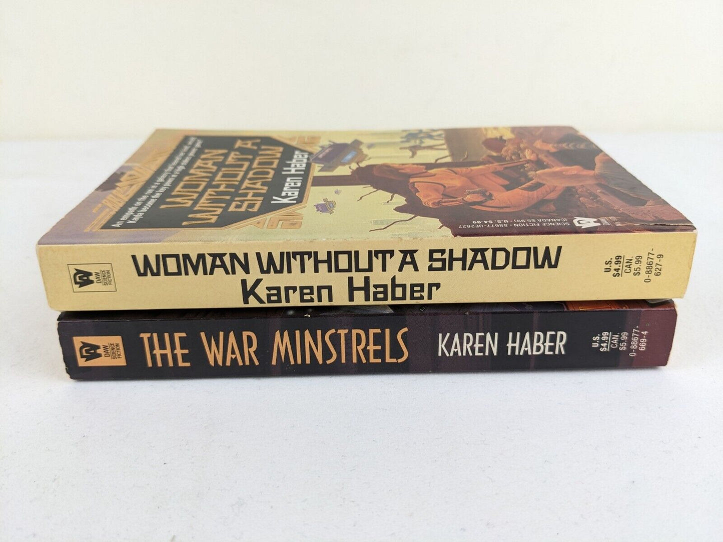 War Minstrels by Karen Haber 1995 Woman without a shadow & War Minstrels