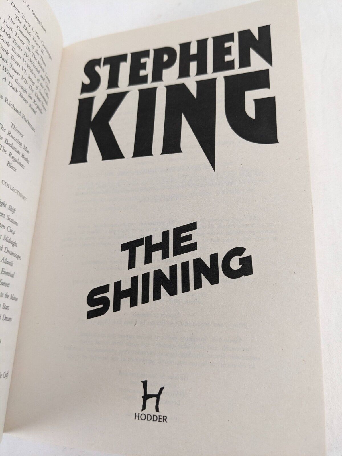 The Shining & Christine by Stephen King 2018 Halloween editions