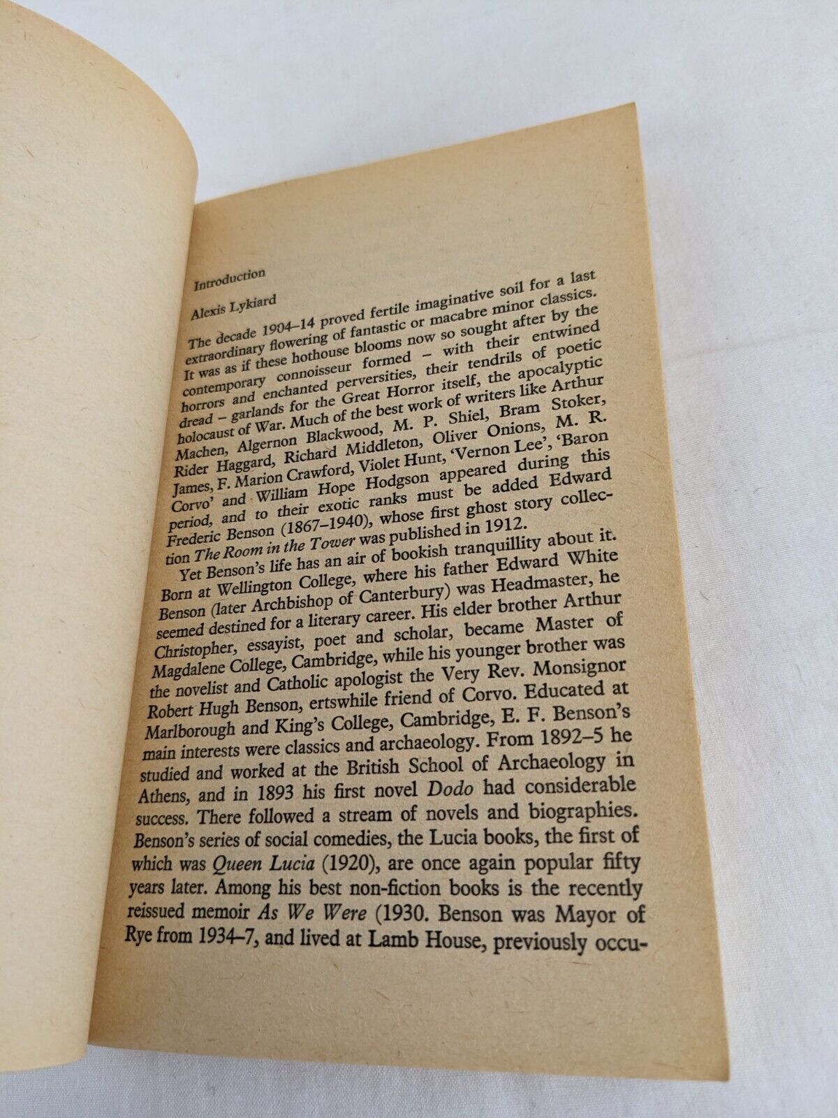 The best Horror stories of E. F. Benson: The horror horn 1974