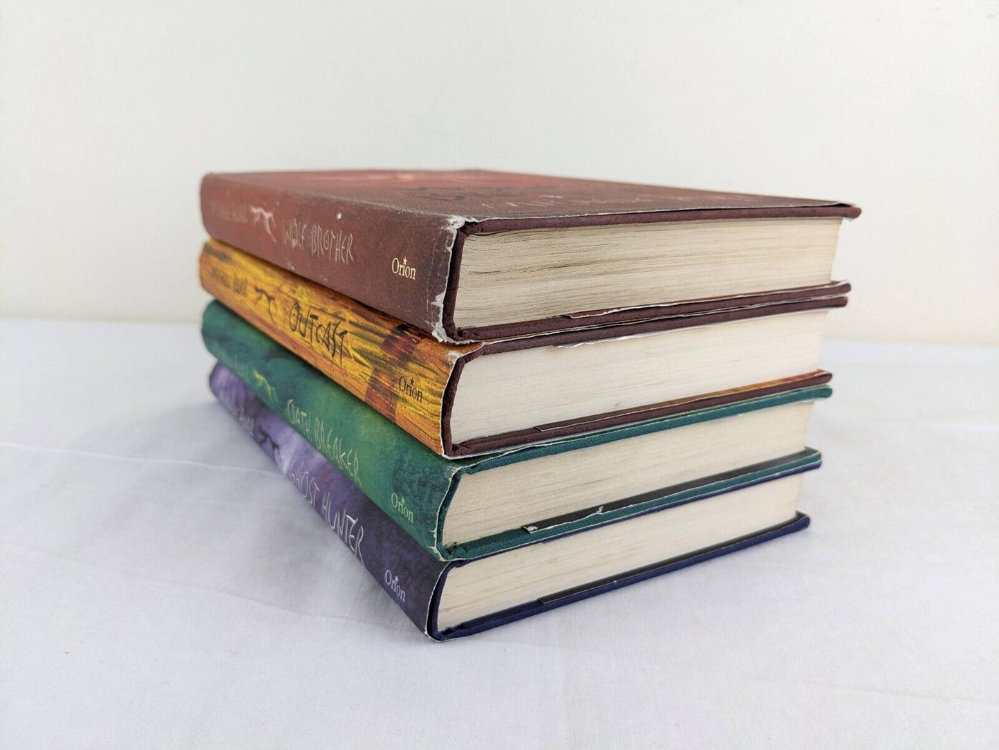 Ancient of darkness x4 by Michelle Paver 2004 Hardcover Wolf, Outcast, Oath etc.