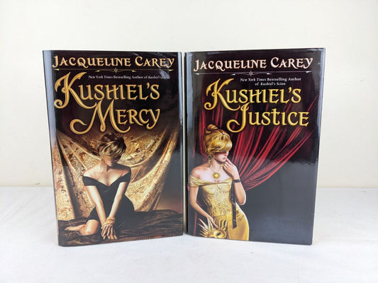 Kushiel's Justice & Kushiel's Mercy by Jacqueline Carey First Edition Hardcover