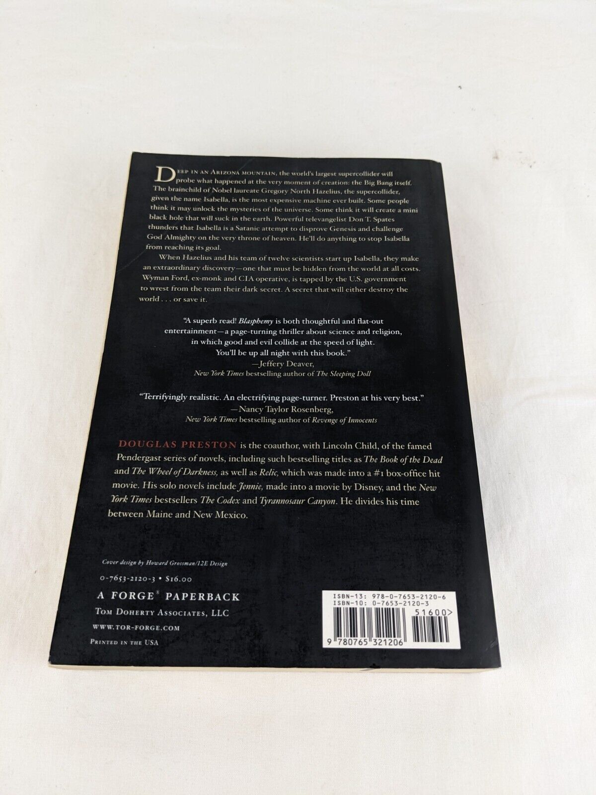 Blasphemy by Douglas Preston 2008 Wyman Ford