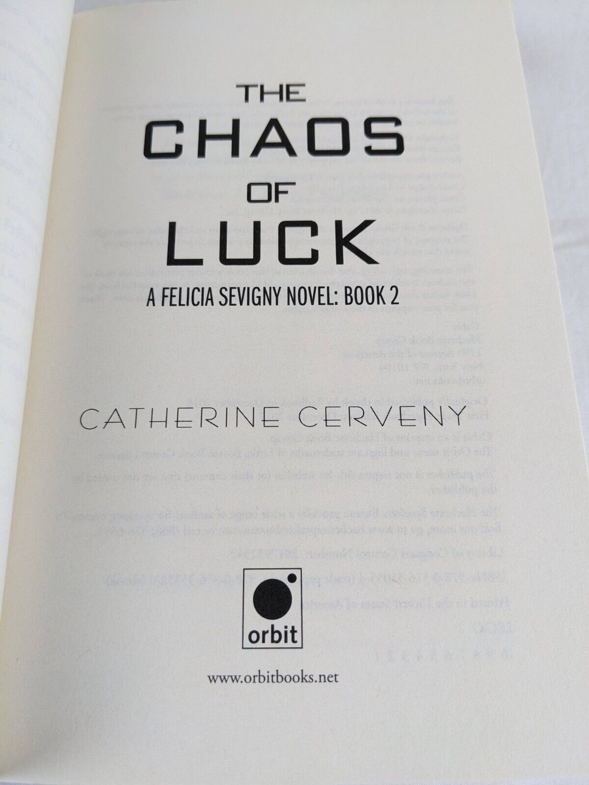 The chaos of luck by Catherine Cerveny 2017 Felicia Sevigny